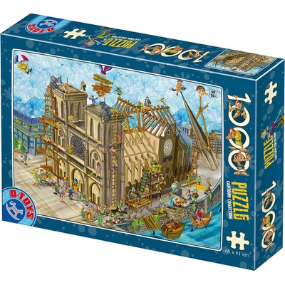 D-TOYS Notre-Dame 1000 dílků