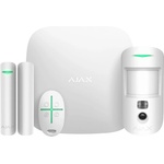 Ajax Systems 38174.66. WH1 Безжична алармена система StarterKit Cam Plus бяла (Hub 2 Plus + MotionCam + DoorProtect + SpaceControl) (38174.66.WH1)