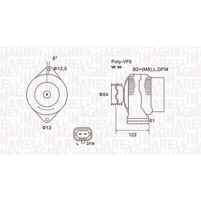 Generátor MAGNETI MARELLI 063731994010