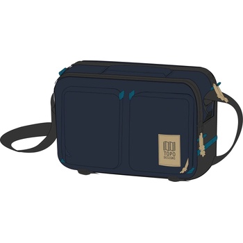 Topo Designs Сак Topo designs Global Briefcase Luggage - Navy / Sahara - размер 14 l (510-5446-0211)