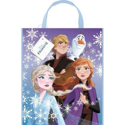 UNIQUE Darčeková taška FROZEN 2 - Ľadové kráľovstvo - plastová 28 x 33,5 cm