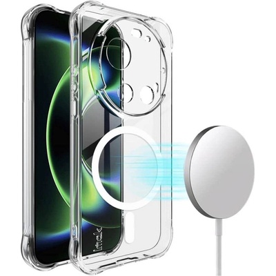 GKK MagSafe Силиконов Калъф за Xiaomi 17 Ultra, Crystal Armor Case, Прозрачен (5966012108291)