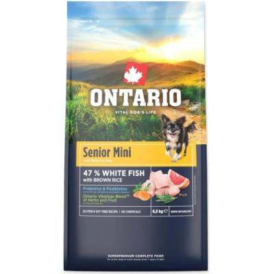 ONTARIO Senior Mini Fish & Brown Rice 6, 5kg храна (214-13114)