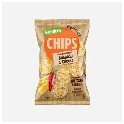 Benlian Rice chips jalapeno a sýr 60 g