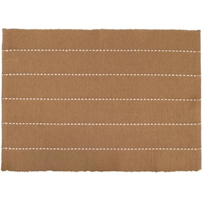 SCANquilt prostírání MELI úzké doby proužky béžová prostírání 30x45 cm