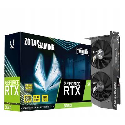 Grafická karta ZOTAC GeForce RTX 3060 GAMING Twin Edge 8 GB 8 GB