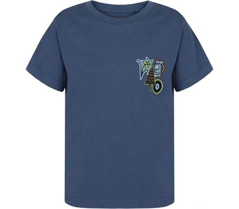 Husky Tee Patch blue