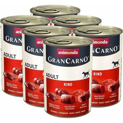 Animonda Gran Carno Original Adult hovädzie mäso 6 x 400 g
