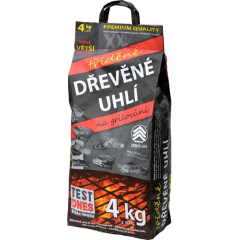 SERVIS LES Dřevěné uhlí Premium Quality 4 kg