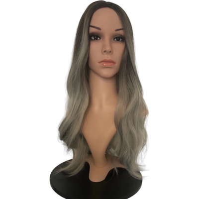 Wigorous Sienna - dlhá čierna - sivá parochňa