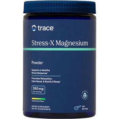 Trace Minerals Stress-X Magnesium Powder [240 грама] Лимон и лайм