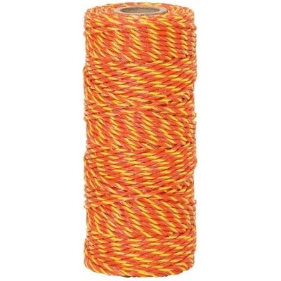 Lanko pre elektrický ohradník, priemer 2,5 mm, žlto-oranžové, dĺžka 100 m