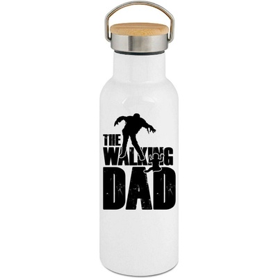 123TRIKO Walking DAD, černý potisk, zombie 500 ml narozeniny