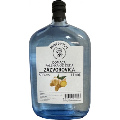 Samaria Ovocný Liehovar Domáca od Deda Pravá Zázvorovica 50% 1 l (čistá fľaša)