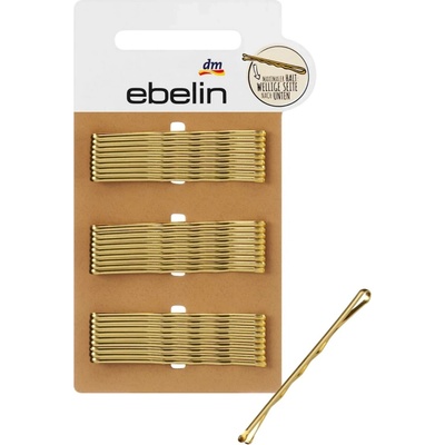 ebelin midi sponky do vlasů zlaté pevná fixace styling 27 ks
