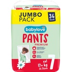 babylove Гащички за бебета Premium, Gr. 7 XXL (+17 kg) Jumbopack, 36 бр (10473079)