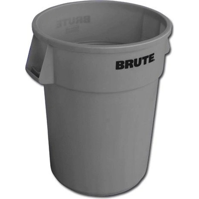 Round Brute Plastová nádoba 121,1 l šedá