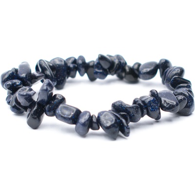 Milujeme Kameny avanturín modrý syntetický sekánek NS11