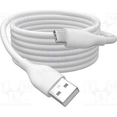 Digitus AK-300340-005-W USB 2.0, USB A vidlice,USB C vidlice, niklovaný, 0,5m