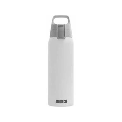 SIGG - Insulated drinking bottle - Thermos bottle Shield Therm One White carbonated drinks - Leak-proof - Dishwasher safe - BPA-free - 90% recycled stainless steel - White - 0.75L - 6053.20