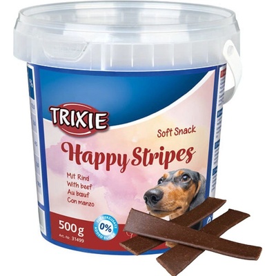 Trixie Soft Snack Happy Stripes hovädzie plátky 500 g