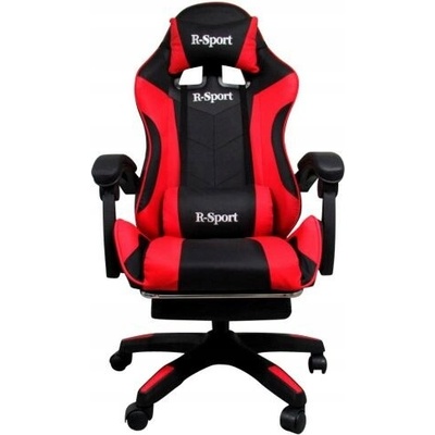 R-sport K4 umělá kůže černo-červené
