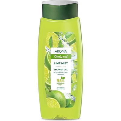 AROMA Душ гел AROMA NATURAL Лайм 400 ml (a-2030-001109_7)