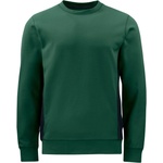 ProJob 2127 sweatshirt roundneck/Мъжки здрав суитшърт с двоен капак - тъмнозелен xs (64212707400)