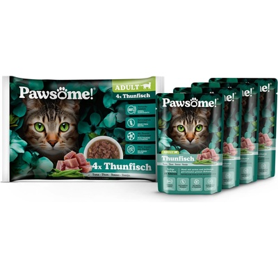 Pawsome! Adult Tuniak 4 x 85 g