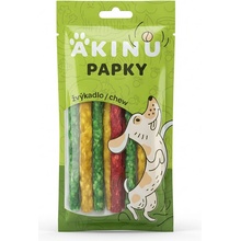 Akinu PAPKY Tyčinky vícebarevné žvýkací 12,5 cm 9 ks