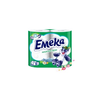 Image 1 of Emeka ЕМЕКА тоалетна хартия Mountain Fresh 4бр (м09-8)