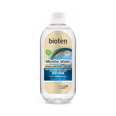 Bioten Cosmetics Hyaluronic Gold Micellar Water Мицеларни води 400ml