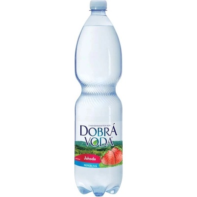Dobrá voda s příchutí jahoda neperlivá / 1,5 l