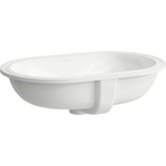 Laufen Savoy - Вградена мивка 51x31 см, с преливник, без отвор за смесител, бяла H8189450001091 (H8189450001091)