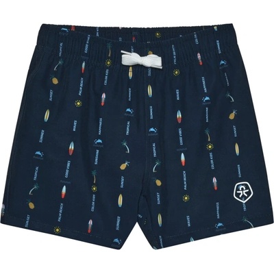 Color Kids Swim Shorts AOP-7721-Dress Blues Modrá