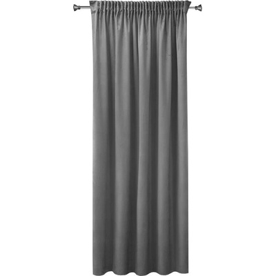 4 sleep Jednobarevný hotový závěs 150 × 160 cm - Bella šedý