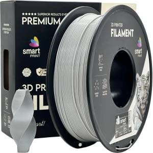 Smart Print FG-S28-E1, 3D филамент, PETG, 1, 75mm, 1000g, Сив (Grey) (FG-S28-E1)
