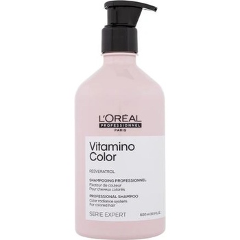 L'Oréal Vitamino Color Resveratrol 500 ml шампоан за защита на цвета на боядисани коси за жени
