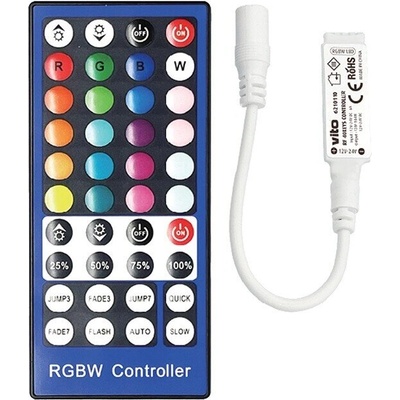 Vito Rgb Контролер за led ленти 144w, rf, 12-24v, 40 бутона - vito (6210110)