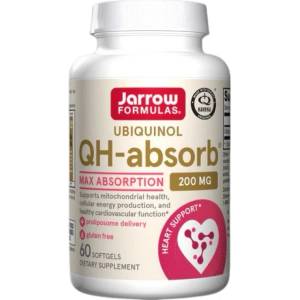 Jarrow Formulas Ubiquinol QH-Absorb 200 mg [60 Гел капсули]