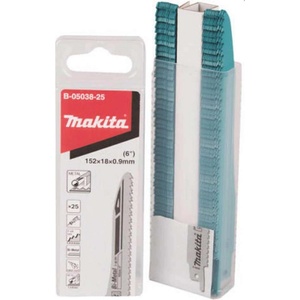 Makita - Комплект ножове за трион 7-18 TPI, дължина 152 мм, 25 бр. B-05038-25 (B-05038-25)