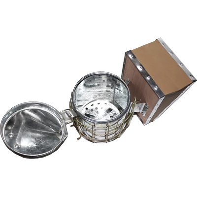 Mellarius Dýmák kuřák velký s ultra klecí nerezový max 28 cm – Zbozi.Blesk.cz