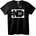 NOONEBRAND Тениска Без правила, без граници - XS, Black