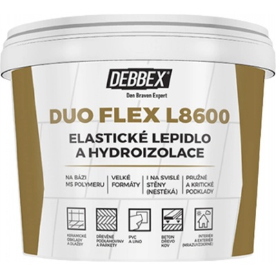 Den Braven DUO FLEX L8600 elastické lepidlo a hyroizolace 5 kg