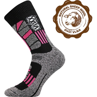 Voxx Traction I froté termo ponožky magenta
