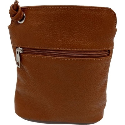 Donatella dámská kožená kabelka 15019 cognac