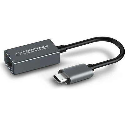 Redukce USBC-RJ45 karta síťová 10/100/1000Mbps ESPERANZA ENA102
