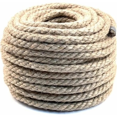 Lanex Jutové lano stáčané dĺžka 20m priemer 10mm LANO-S01077