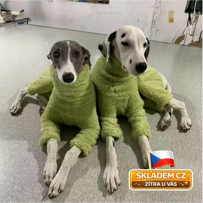 Venloro Zimní Teplý Fleece Overal pro psy