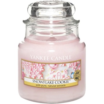 Yankee Candle Ароматна свещ в малък буркан Yankee Candle Snowflake cookie (o-1275344E)